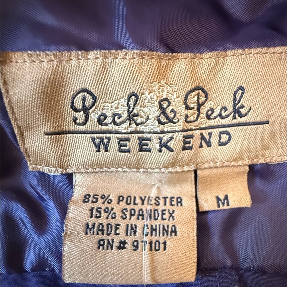 Peck & Peck Weekend Stretch Half Zip Athleisure Midi Dress Purple Size Medium - Picture 5 of 8